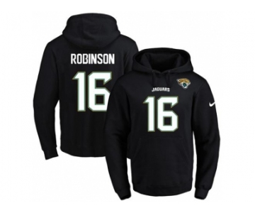 Nike Jacksonville Jaguars #16 Denard Robinson Black Name & Number Pullover NFL Hoodie