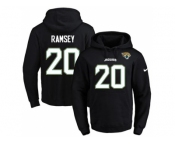 Nike Jacksonville Jaguars #20 Jalen Ramsey Black Name & Number Pullover NFL Hoodie