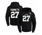 Nike Jacksonville Jaguars #27 Leonard Fournette Black Name & Number Pullover NFL Hoodie