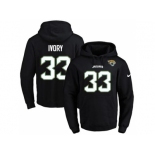 Nike Jacksonville Jaguars #33 Chris Ivory Black Name & Number Pullover NFL Hoodie