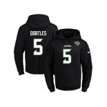 Nike Jacksonville Jaguars #5 Blake Bortles Black Name & Number Pullover NFL Hoodie