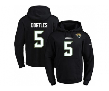 Nike Jacksonville Jaguars #5 Blake Bortles Black Name & Number Pullover NFL Hoodie