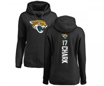 Football Women's Jacksonville Jaguars #17 DJ Chark Black Backer Pullover Hoodie