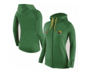 Women Nike Jacksonville Jaguars Full-Zip Performance Hoodie Green