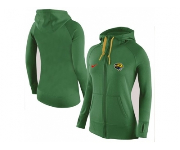 Women Nike Jacksonville Jaguars Full-Zip Performance Hoodie Green