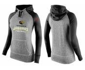 Women Nike Jacksonville Jaguars Performance Hoodie Grey & Black