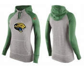 Women Nike Jacksonville Jaguars Performance Hoodie Grey & Green