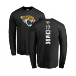 Football Jacksonville Jaguars #17 DJ Chark Black Backer Long Sleeve T-Shirt