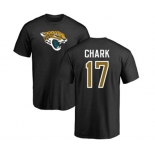 Football Jacksonville Jaguars #17 DJ Chark Black Name & Number Logo T-Shirt