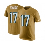 Football Men's Jacksonville Jaguars #17 DJ Chark Gold Rush Pride Name & Number T-Shirt