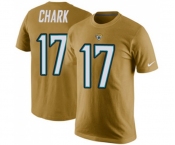 Football Men's Jacksonville Jaguars #17 DJ Chark Gold Rush Pride Name & Number T-Shirt