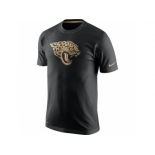 Men's Jacksonville Jaguars Nike Black Championship Drive Gold Collection Performance T-Shirt