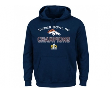 Denver Broncos Majestic Navy Super Bowl 50 Champions Beyond Victory Hoodie