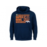 Denver Broncos Majestic Navy Super Bowl 50 Champions Winners Take VIII Hoodie