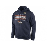 Denver Broncos Nike Navy Super Bowl 50 Champions Celebration Performance Hoodie