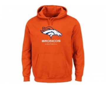 Denver Broncos Orange Critical Victory Pullover Hoodie