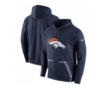 Men Denver Broncos Nike Navy Champ Drive Vapor Speed Pullover Hoodie