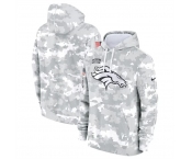 Men's Denver Broncos 2024 Arctic Camo Salute To Service Club Fleece Pullover Hoodie