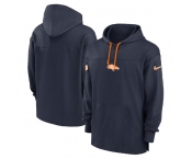 Men's Denver Broncos Navy Performance Pullover Hoodie