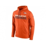 Men's Denver Broncos Nike Sideline Circuit Orange Pullover Hoodie