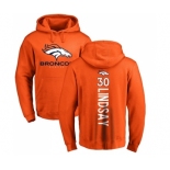 NFL Nike Denver Broncos #30 Phillip Lindsay Orange Backer Pullover Hoodie