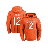 Nike Denver Broncos #12 Paxton Lynch Orange Name & Number Pullover NFL Hoodie