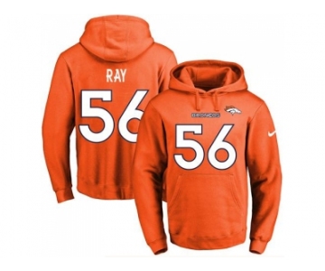 Nike Denver Broncos #56 Shane Ray Orange Name & Number Pullover NFL Hoodie