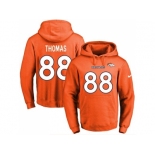 Nike Denver Broncos #88 Demaryius Thomas Orange Name & Number Pullover NFL Hoodie