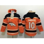 nike nfl jerseys denver broncos #10 sanders black-orange[pullover hooded sweatshirt][sanders]