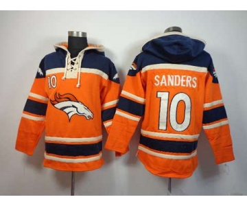 nike nfl jerseys denver broncos #10 sanders blue-orange[pullover hooded sweatshirt][sanders]