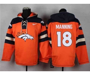 nike nfl jerseys denver broncos #18 peyton manning orange-blue-1[pullover hooded sweatshirt]