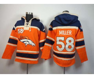 nike nfl jerseys denver broncos #58 miller blue-orange[pullover hooded sweatshirt]