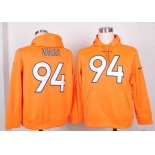 nike nfl jerseys denver broncos #94 ware orange[pullover hooded sweatshirt]