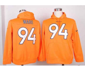 nike nfl jerseys denver broncos #94 ware orange[pullover hooded sweatshirt]