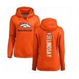 NFL Women's Nike Denver Broncos #30 Phillip Lindsay Orange Backer Pullover Hoodie