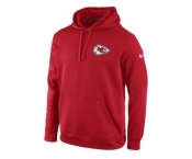 Kansas City Chiefs Nike Red KO Chain Fleece Pullover Performance Hoodie