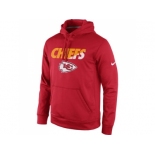 Kansas City Chiefs Nike Red Kick Off Staff Performance Pullover Hoodie