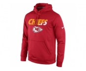 Kansas City Chiefs Nike Red Kick Off Staff Performance Pullover Hoodie