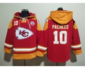 Men's Kansas City Chiefs #10 Isiah Pacheco Red Ageless Must-Have Lace-Up Pullover Hoodie