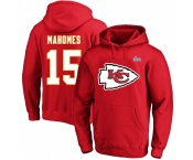 Men's Kansas City Chiefs #15 Patrick Mahomes Red Super Bowl LVII Big & Tall Name & Number Pullover Hoodie