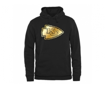 Men''s Kansas City Chiefs Pro Line Black Gold Collection Pullover Hoodie