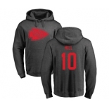 NFL Nike Kansas City Chiefs #10 Tyreek Hill Ash One Color Pullover Hoodie