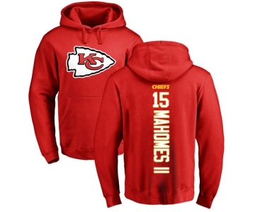 NFL Nike Kansas City Chiefs #15 Patrick Mahomes II Red Backer Pullover Hoodie