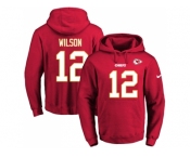 Nike Kansas City Chiefs #12 Albert Wilson Red Name & Number Pullover NFL Hoodie