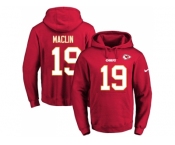 Nike Kansas City Chiefs #19 Jeremy Maclin Red Name & Number Pullover NFL Hoodie