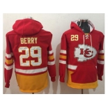 Nike Kansas City Chiefs #29 Eric Berry Red Gold Name & Number Pullover NFL Hoodie