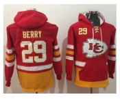 Nike Kansas City Chiefs #29 Eric Berry Red Gold Name & Number Pullover NFL Hoodie