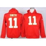 nike nfl jerseys kansas city chiefs #11 alex smith red[pullover hooded sweatshirt]