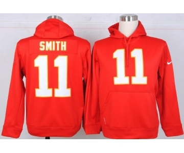 nike nfl jerseys kansas city chiefs #11 alex smith red[pullover hooded sweatshirt]