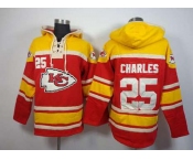 nike nfl jerseys kansas city chiefs #25 charles red-yellow[pullover hooded sweatshirt]